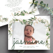 Geslacht Neutrale Moderne Boho Golden Eucalyptus F Aankondiging