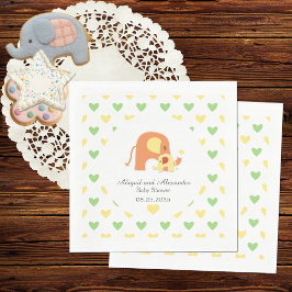 Geslacht Neutrale Olifant Thema Baby Shower Servet