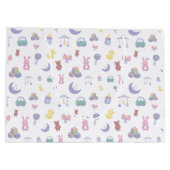 Geslacht Neutrale pasta Baby shower Groot Cadeauzakje (Achterkant)