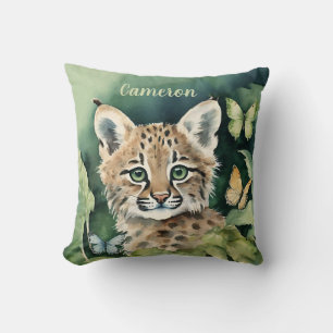 Geslacht Neutrale Persoonlijke Baby Bobcat  Kussen