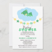 Geslacht Neutrale Sleeping Teddy Bear Baby shower Kaart (Voorkant)