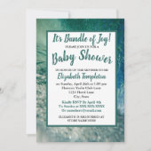 Geslacht neutrale uitnodiging voor een babyborrel  (Voorkant)