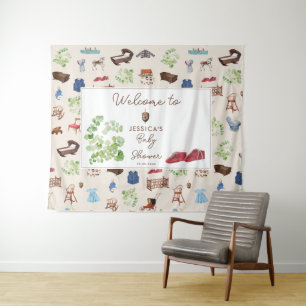 Geslacht Neutrale Vintage Speelgoed Kraamcadeau Ba Wandkleed