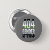 Geslacht Niet gevonden Agender Pride Button (Voorkant /achterkant)