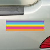 Geslacht Nonbinary Pride Bumpersticker (Op auto)