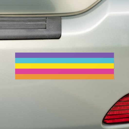 Geslacht Nonbinary Pride Bumpersticker (Op auto)