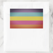 Geslacht Nonbinary Pride Rechthoekige Sticker (Tas)