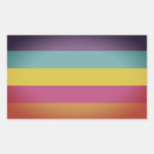 Geslacht Nonbinary Pride Rechthoekige Sticker (Voorkant)