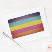 Geslacht Nonbinary Pride Rechthoekige Sticker (Envelop)