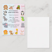 Geslacht Notitiekaartje (Voorkant / Achterkant)