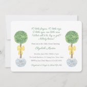 Geslacht Onbekend 10 Vingergedicht Baby shower Kaart (Voorkant)