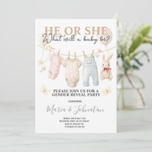 Geslacht Onbekend Babykleren Geslacht Reveal Kaart