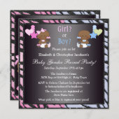 Geslacht onthullen Afrikaanse Amerikaanse baby's e Kaart (Voorkant / Achterkant)