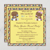 Geslacht onthullen Afrikaanse Amerikaanse baby's e Kaart (Voorkant / Achterkant)