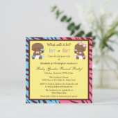 Geslacht onthullen Afrikaanse Amerikaanse baby's e Kaart (Staand voorkant)