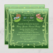 Geslacht onthullen Afrikaanse Amerikaanse baby's i Kaart (Voorkant / Achterkant)