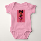 Geslacht onthullen baby meisje pak romper (Voorkant)