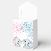 Geslacht onthullen baby olifanten meisje roze blau bedankdoosjes (Geopend)