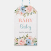 Geslacht onthullen baby shower cadeaulabel (Voorkant)