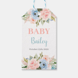 Geslacht onthullen baby shower cadeaulabel