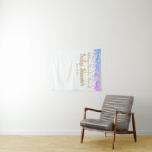 Geslacht onthullen Baby shower Fotografie Wandkleed (In Situ (horizontaal))