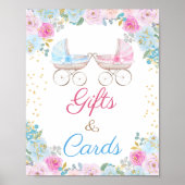 Geslacht onthullen Baby shower geschenken & Kaarte Poster (Voorkant)