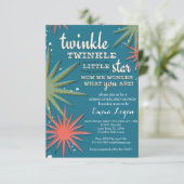 Geslacht onthullen Baby shower Kaart (Staand voorkant)