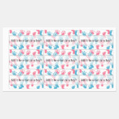 Geslacht onthullen Baby Smartie Snoep wrappers Lab Labels (Vel)