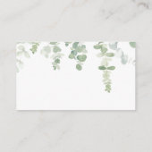 Geslacht onthullen ballonnen baby shower luier lot informatiekaartje (Achterkant)