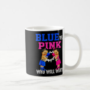 Geslacht onthullen blauw vs roze etnische boksen b koffiemok