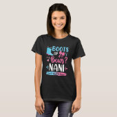 Geslacht onthullen Boots of Bows Nani Matching Bab T-shirt (Voorkant volledig)