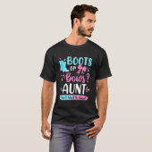 Geslacht onthullen Boots of Bows Tunt overeenkomen T-shirt (Voorkant volledig)