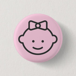 Geslacht onthullen Button: PINK || Vecteezy.com Ronde Button 3,2 Cm