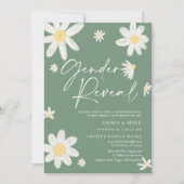 Geslacht onthullen Daisy Sage Green Kaart (Voorkant)