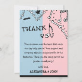 Geslacht onthullen dank u kaarten jongen of meisje (Voorkant)