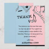 Geslacht onthullen dank u kaarten jongen of meisje (Voorkant / Achterkant)