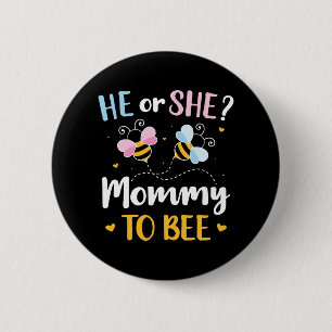 Geslacht onthullen dat hij of zij een matchingpart ronde button 5,7 cm