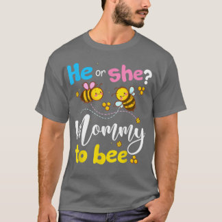 Geslacht onthullen dat hij of zij roze of blauw mo t-shirt