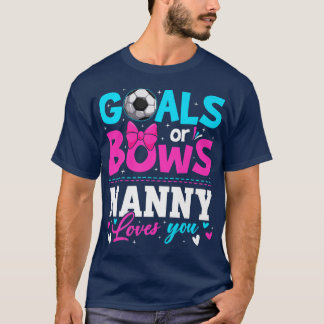 Geslacht onthullen doelstellingen of bogen nanny h t-shirt