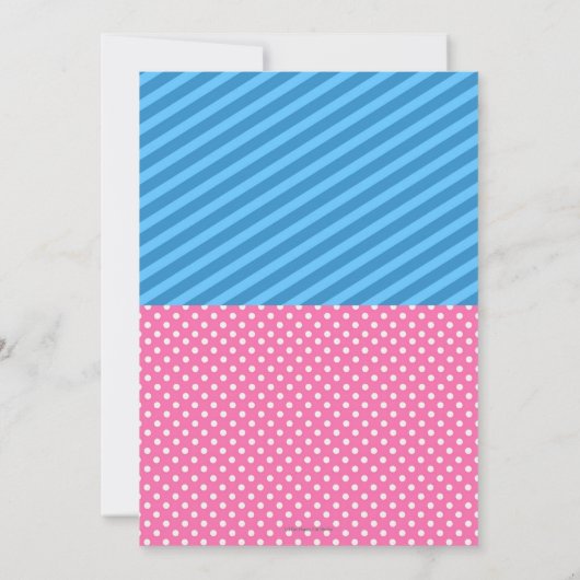 Geslacht onthullen Elephant Little Man of Little M Kaart (Achterkant)