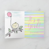 Geslacht onthullen feest peek-a-boo Het is een mei Aankondiging (Binnen)