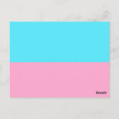 Geslacht onthullen feestelijke wensen voor de baby briefkaart (Achterkant)