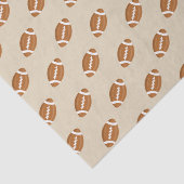 Geslacht onthullen Football Baby Boy Shower Touchd Tissuepapier (Detail)