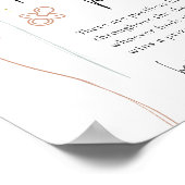 Geslacht onthullen fopspeen Hunt Baby shower spel Poster (Hoek)