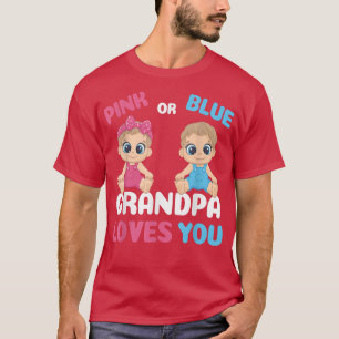 Geslacht onthullen grappige opa houdt van je gelij t-shirt