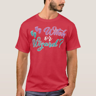 Geslacht onthullen halloween witch of Wizard T-shi T-shirt