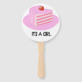 Geslacht onthullen hand fan teken handwaaier (Achterkant)