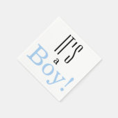 Geslacht onthullen het is een jongen! Partij baby Servet (Hoek)