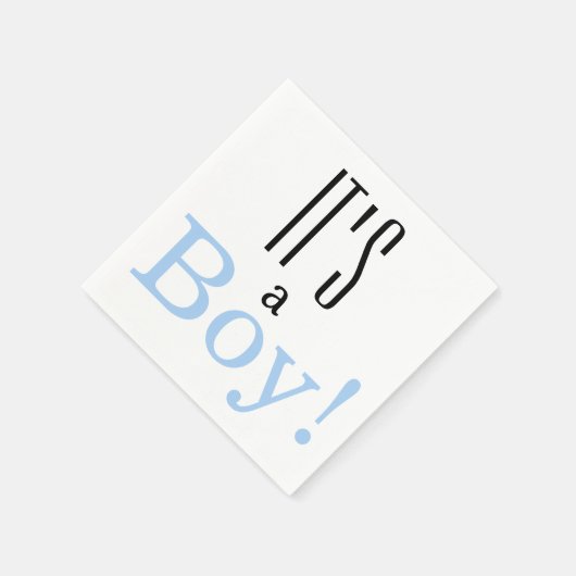 Geslacht onthullen het is een jongen! Partij baby Servet (Hoek)