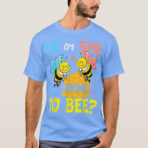 Geslacht onthullen Hij of zij denkt dat hij of zij T-shirt
